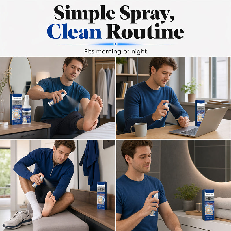 Portable Foot Freshening Spray 30ml 👟 A Quick Spritz, All-Day Freshness – Pocket-Sized & Ready When You Are ✨