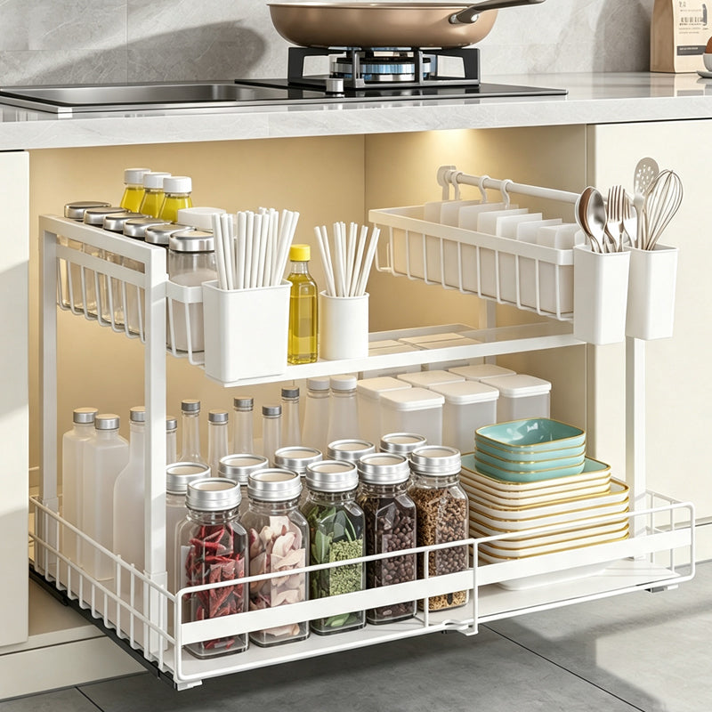 Slide Out Kitchen Storage Rack