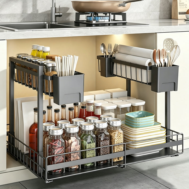 Slide Out Kitchen Storage Rack