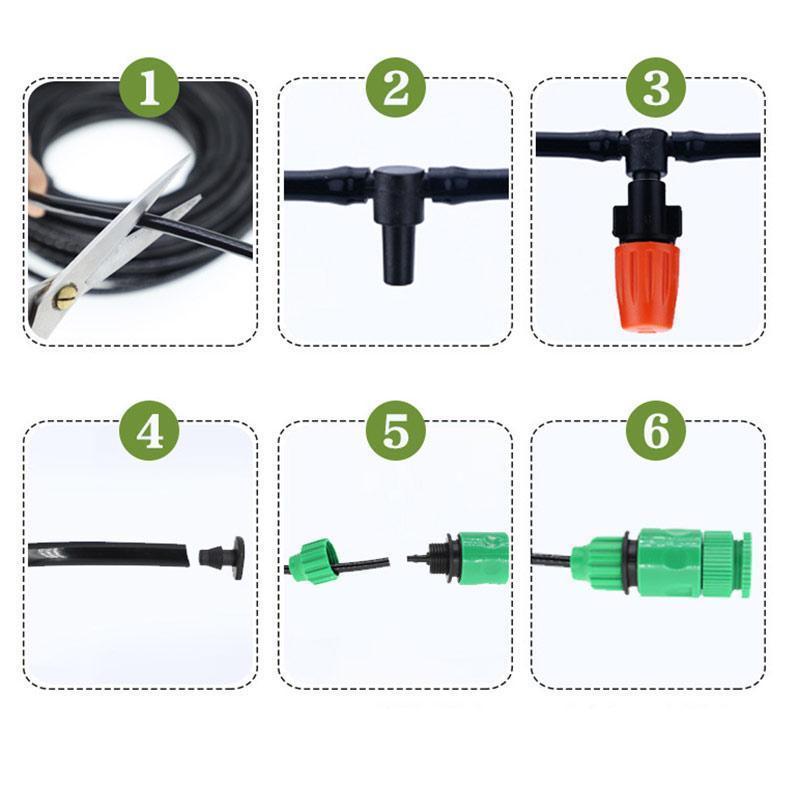 💦🔥 ¡50% DE DESCUENTO! Juego de Boquillas de Nebulización – Rociado Fino y Uniforme, Acero Inoxidable, Ideal para Jardín, Terrario o Sistema de Enfriamiento 🌿💧