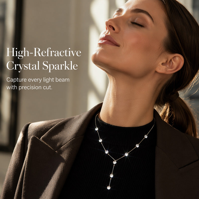 📢📢¡50% DE DESCUENTO!! ⏰Collar Colgante Elegante en Forma de Y para Mujer