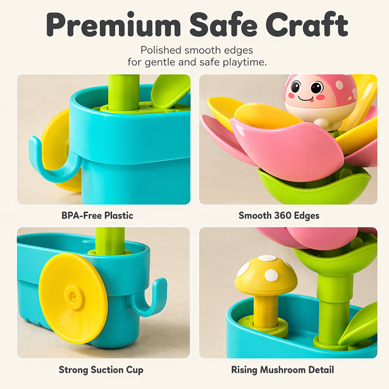 🧸💧 -50%! 🛁Juguetes de Baño para Bebés – Suaves, Seguros y con Bordes Redondeados.