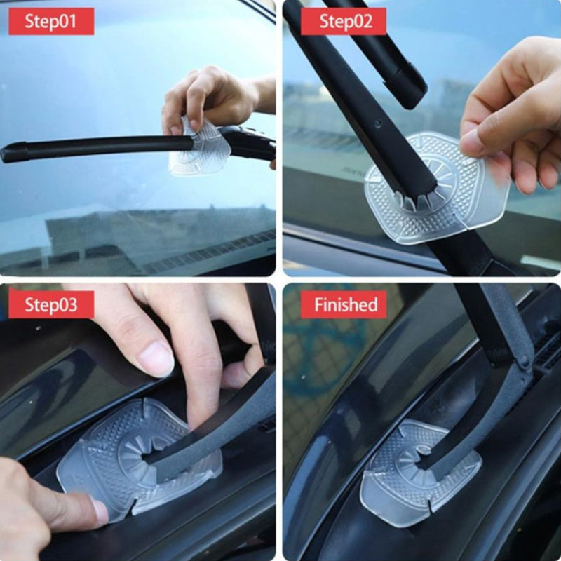 Almohadillas Protectoras de Silicona para el Agujero del Brazo del Limpiaparabrisas del Coche