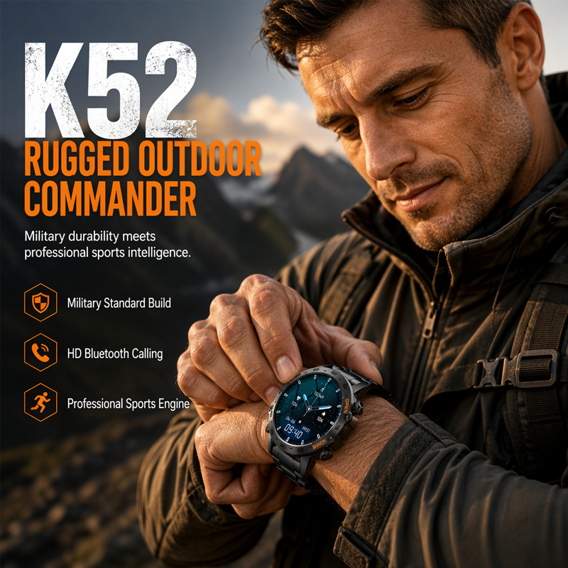 Smartwatch Resistente para Exteriores e Impermeable
