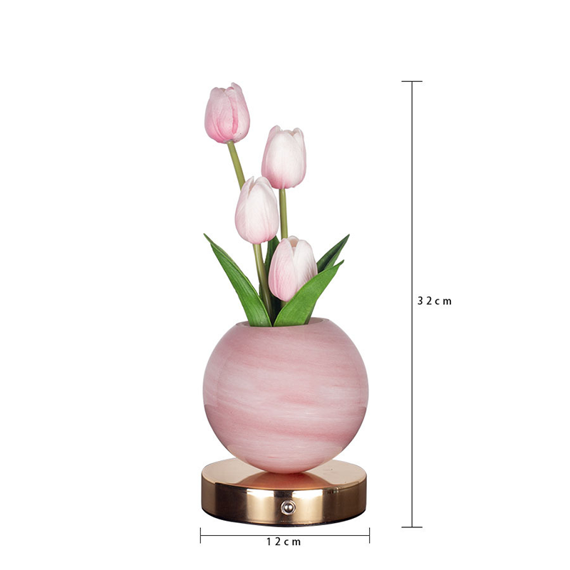🌷 Lámpara Nocturna Elegante Ramo de Tulipanes