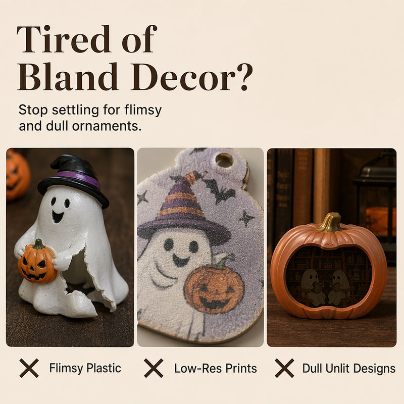 🎉 ¡50% DESCUENTO POR TIEMPO LIMITADO! 🎃 Decoración de Mesa de Calabaza de Madera para Halloween – Construcción de Madera de Doble Capa con Encanto Festivo 🍂