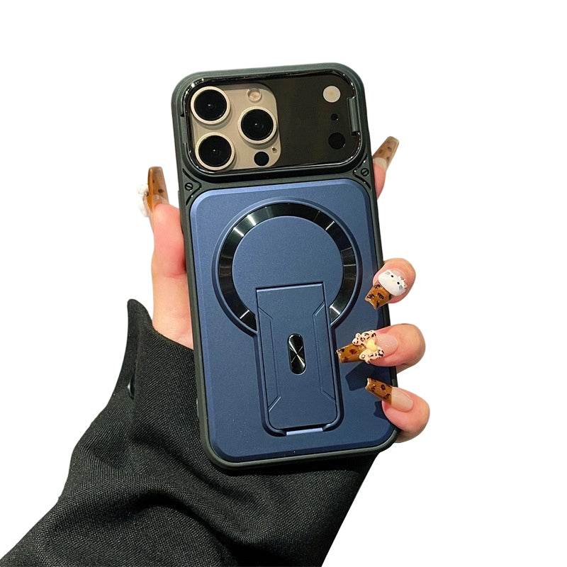 🚨 Final Chance Sale ⏳Magnetic Phone Case with Flip Lens Cover & Kickstand