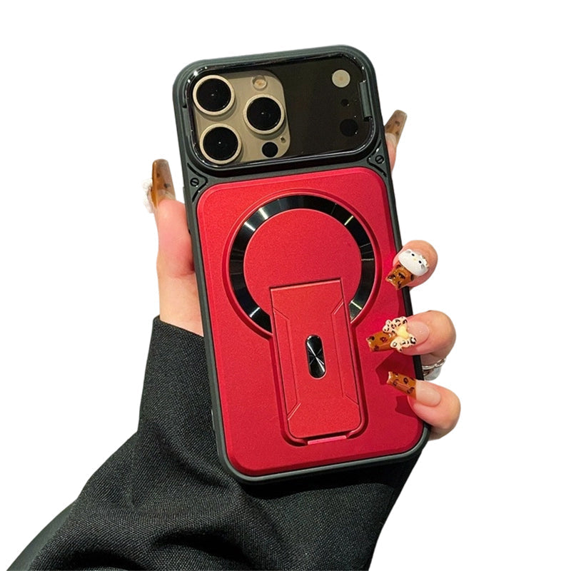 🚨 Final Chance Sale ⏳Magnetic Phone Case with Flip Lens Cover & Kickstand