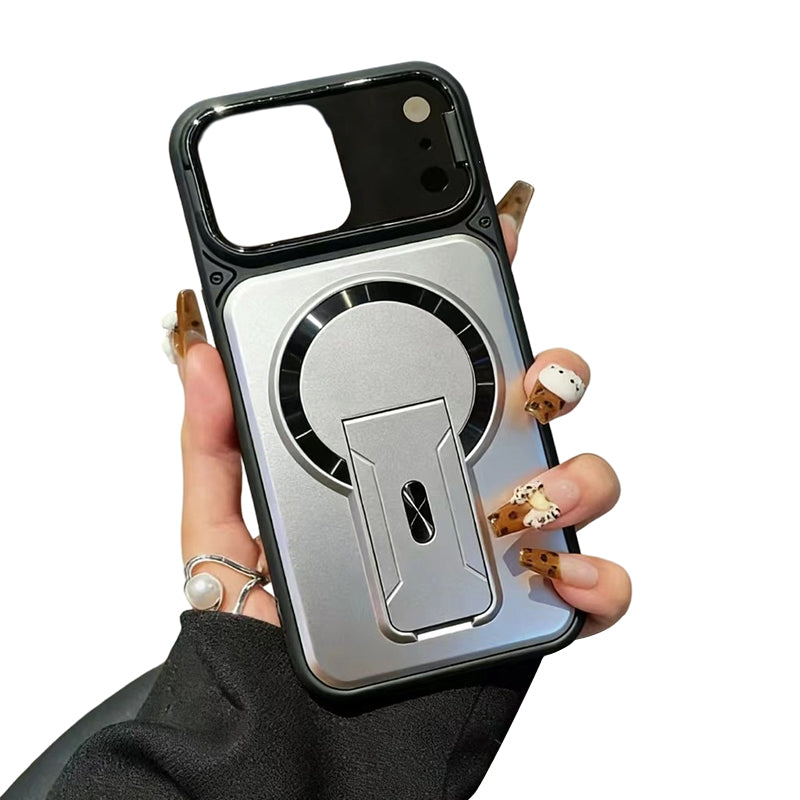 🚨 Final Chance Sale ⏳Magnetic Phone Case with Flip Lens Cover & Kickstand