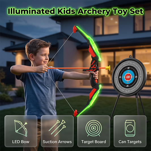 Set de Arco y Flecha con LED para Niños
