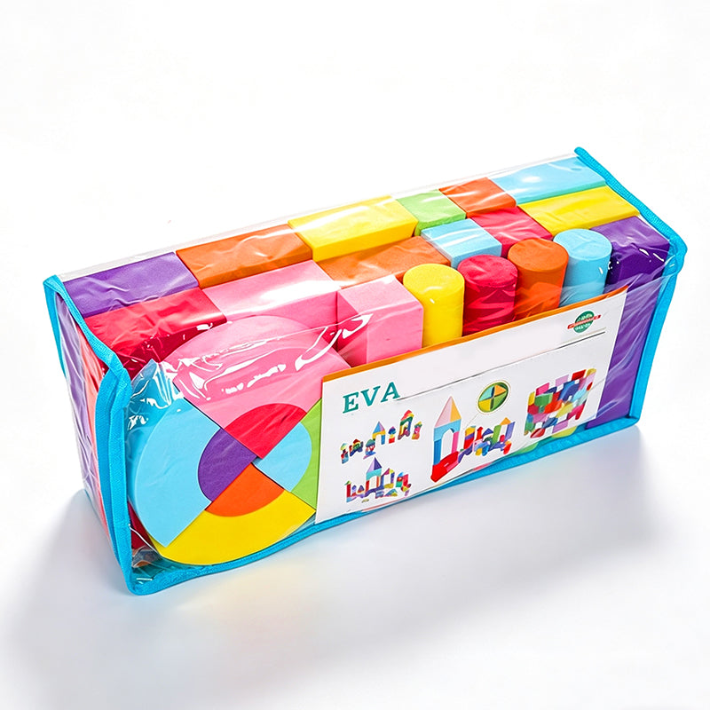 ⏳¡50% DTO por Tiempo Limitado!⏰Set de Bloques de Construcción de Espuma EVA para Niños🏰