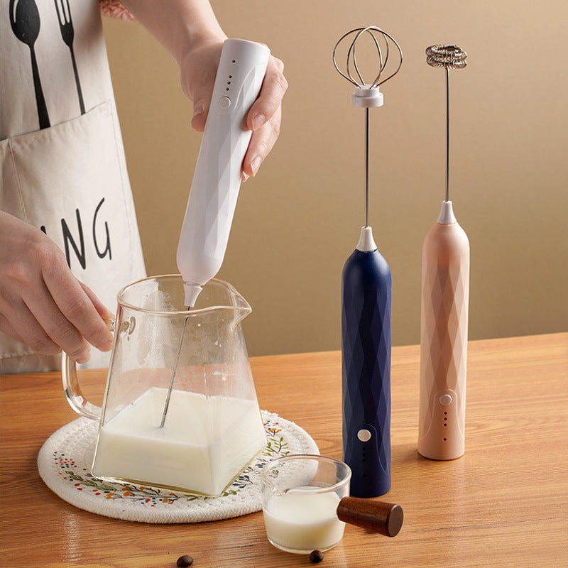 Espumador de Leche Manual con 3 Velocidades Ajustables