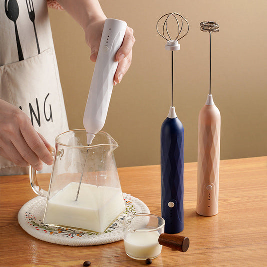 Espumador de Leche Manual con 3 Velocidades Ajustables