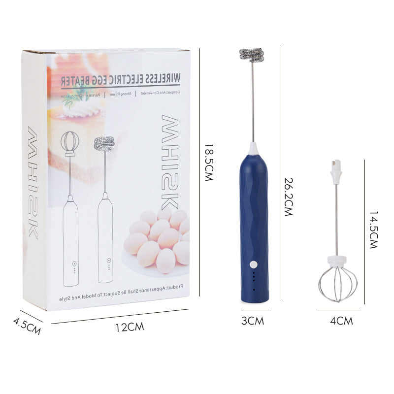 Espumador de Leche Manual con 3 Velocidades Ajustables