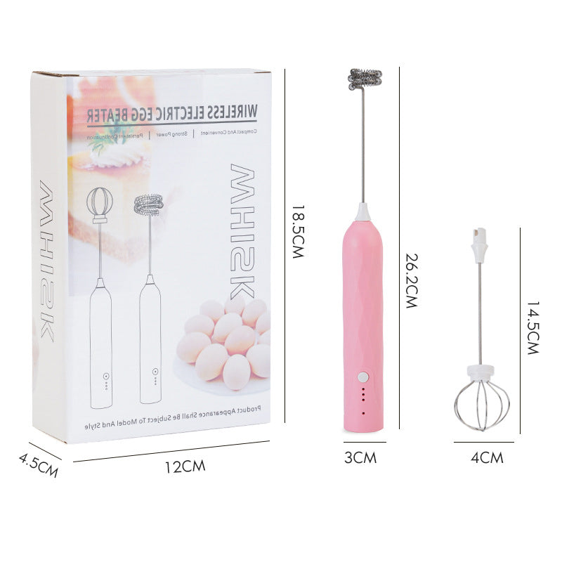 Espumador de Leche Manual con 3 Velocidades Ajustables