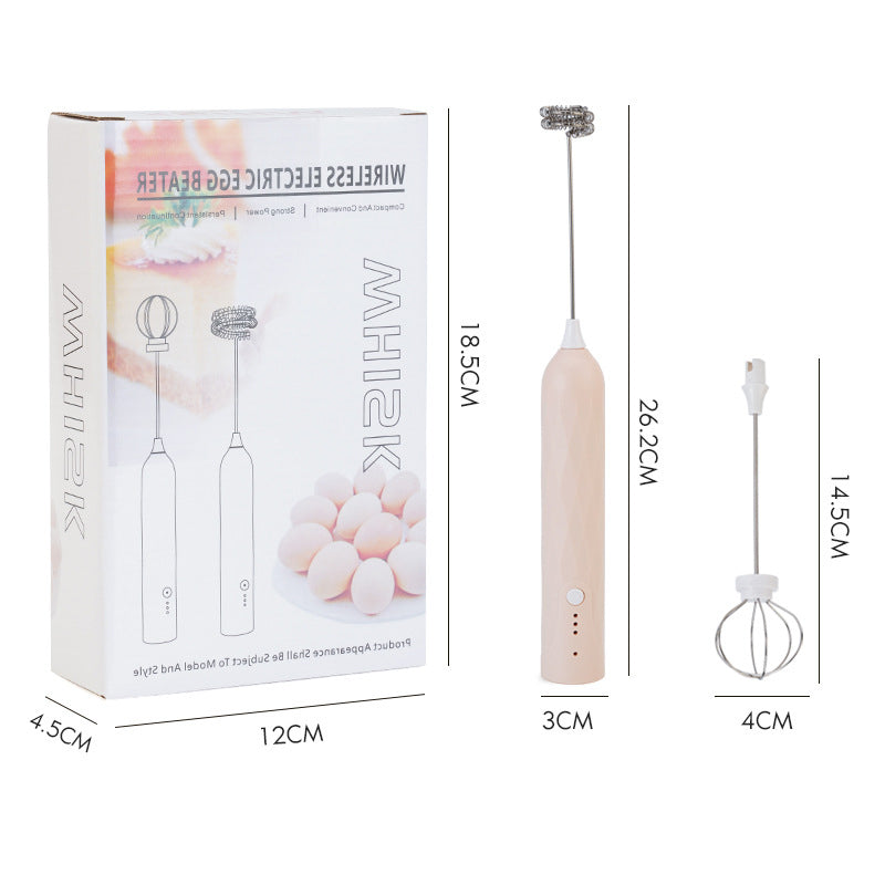 Espumador de Leche Manual con 3 Velocidades Ajustables