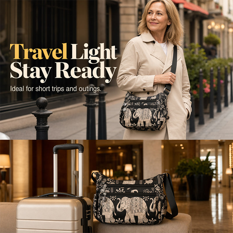 📢📢50% OFF !! ⏰ Bolso Mensajero de Viaje Elegante de Nylon para Mujer