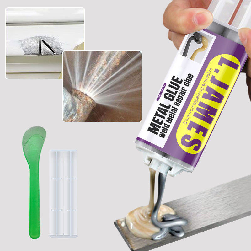 🔧💥 Pegamento Soldador para Metales – Unión Fuerte como Soldadura en Frío, Repara Fugas, Grietas y Roturas Sin Calor 🛠️✨