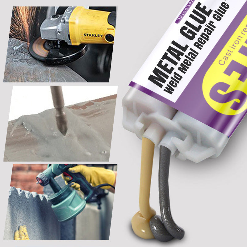 🔧💥 Pegamento Soldador para Metales – Unión Fuerte como Soldadura en Frío, Repara Fugas, Grietas y Roturas Sin Calor 🛠️✨