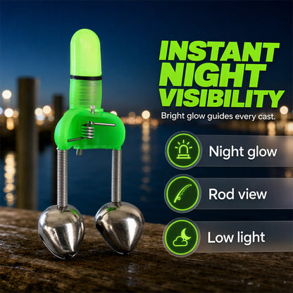 📢📢 ¡50% OFF!! ⏰ Cascabeles Alarma para Caña de Pesca Nocturna – Detección Sensible de Picadas, Sonido Fuerte | Ideal para Carpa, Pesca de Fondo y Mar en la Oscuridad 🎣✨