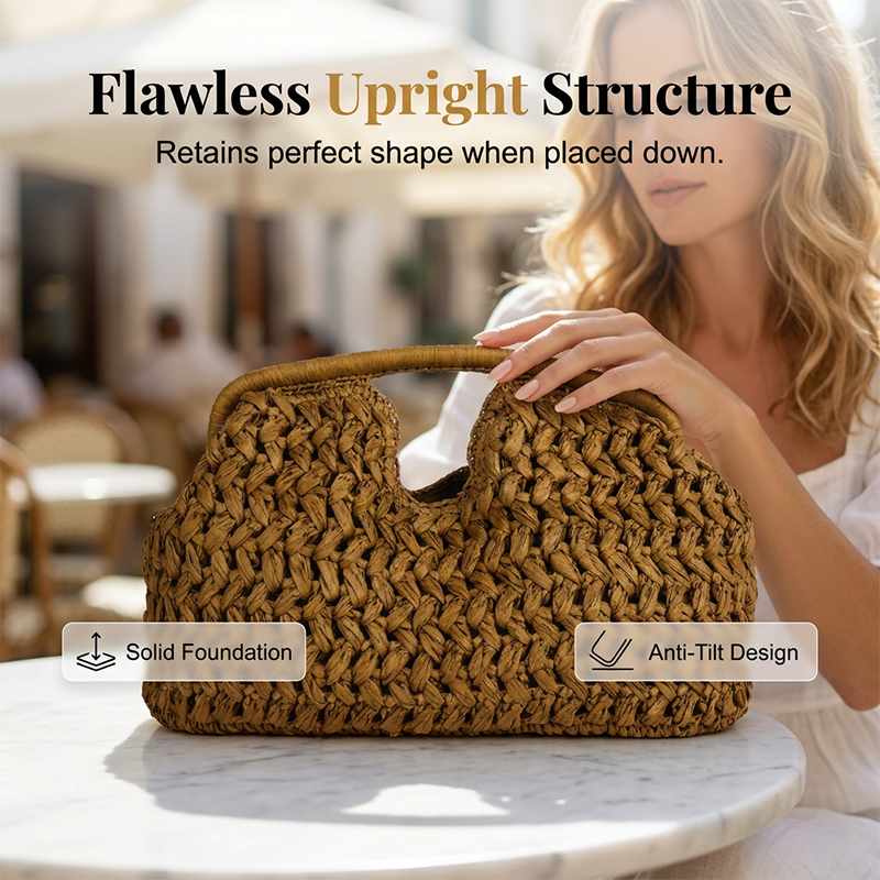 👜 50% OFF NOW! 🏆 Handwoven straw handbag for women – Natural, lightweight, and spacious – Perfect for the beach, summer outings, or the farmers' market – Boho-chic 🌾