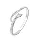 🎉 ¡TIEMPO LIMITADO 50% OFF! 🐍 Pulsera Brazalete Vintage de Serpiente – Brazalete Abierto Ajustable con Detalles de Escamas Texturizadas y Ojos Verdes ✨