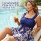 Tankini con Falda – Control de Abdomen y Talla Grande