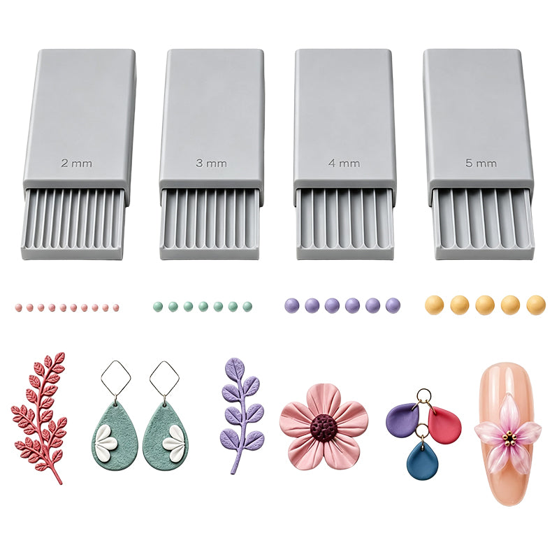 Set de Moldes para Bolitas de Arcilla Impresos en 3D