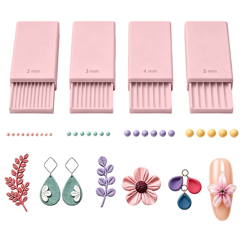 Set de Moldes para Bolitas de Arcilla Impresos en 3D