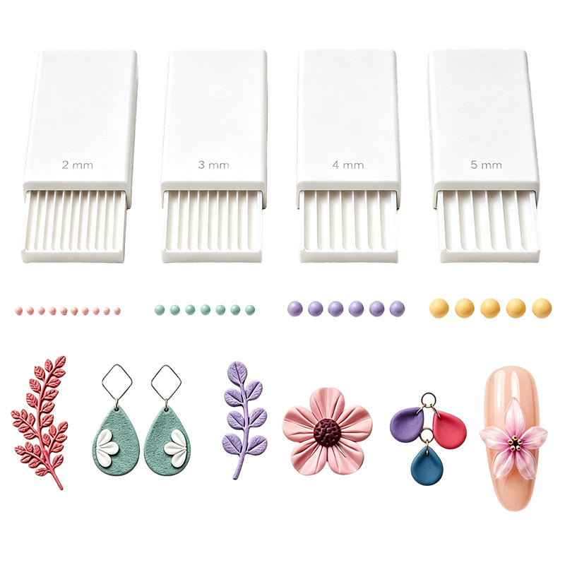 Set de Moldes para Bolitas de Arcilla Impresos en 3D