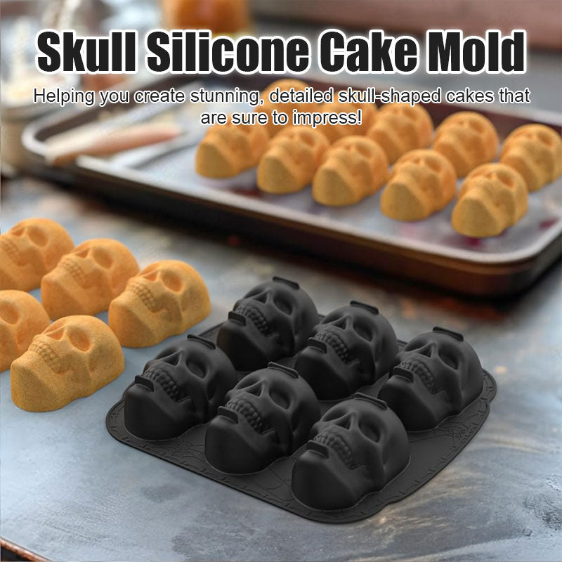 Molde de Silicona para Pastel de Calavera