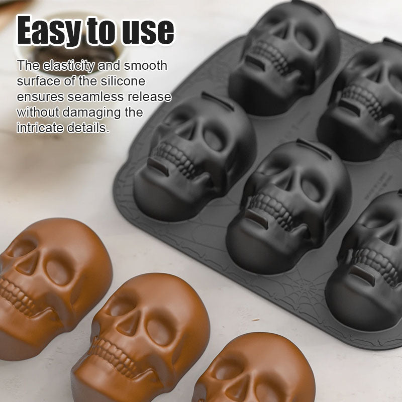 Molde de Silicona para Pastel de Calavera