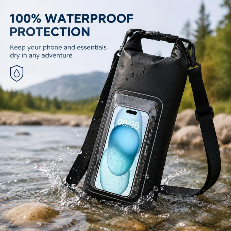 ⏳Oferta por Tiempo Limitado⏰ Bolsa Impermeable con Pantalla Táctil IPX8 – Funda para Teléfono para Natación, Playa y Kayak | Ventana Antivaho Cristal Transparente
