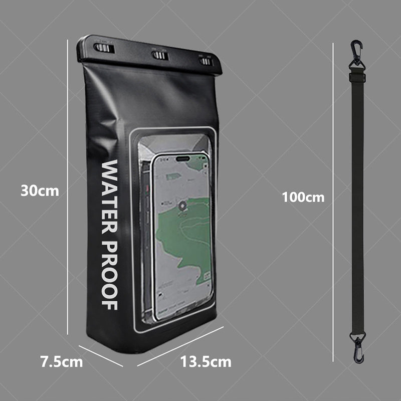 ⏳Oferta por Tiempo Limitado⏰ Bolsa Impermeable con Pantalla Táctil IPX8 – Funda para Teléfono para Natación, Playa y Kayak | Ventana Antivaho Cristal Transparente