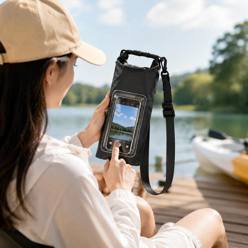 ⏳Oferta por Tiempo Limitado⏰ Bolsa Impermeable con Pantalla Táctil IPX8 – Funda para Teléfono para Natación, Playa y Kayak | Ventana Antivaho Cristal Transparente