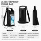 ⏳Oferta por Tiempo Limitado⏰ Bolsa Impermeable con Pantalla Táctil IPX8 – Funda para Teléfono para Natación, Playa y Kayak | Ventana Antivaho Cristal Transparente
