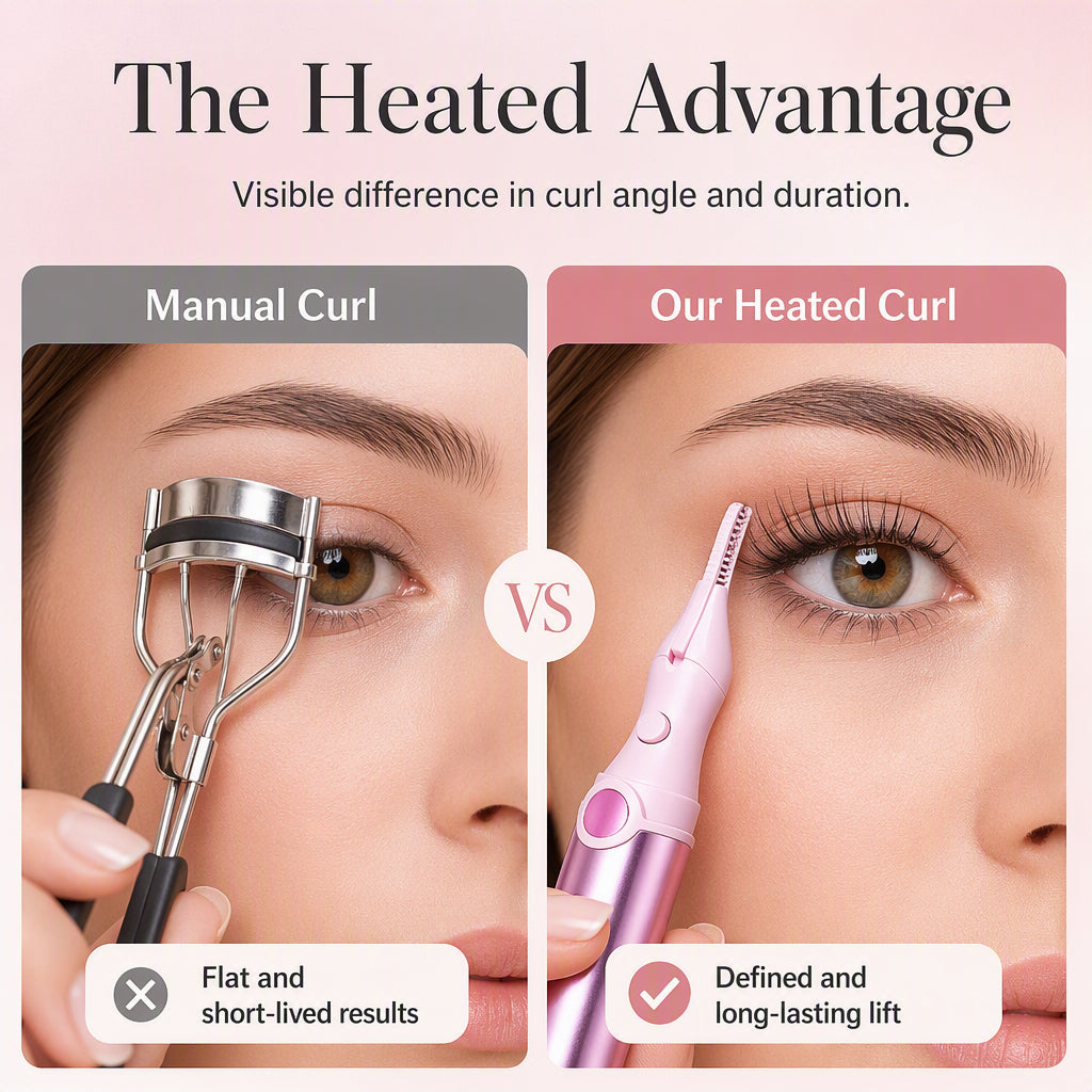 ⏳🔥¡50 % DE DESCUENTO POR TIEMPO LIMITADO! ⏰ 💐 ✨ Rizador de pestañas recargable con calor | Consigue rizos perfectos y duraderos en cualquier momento 🔋