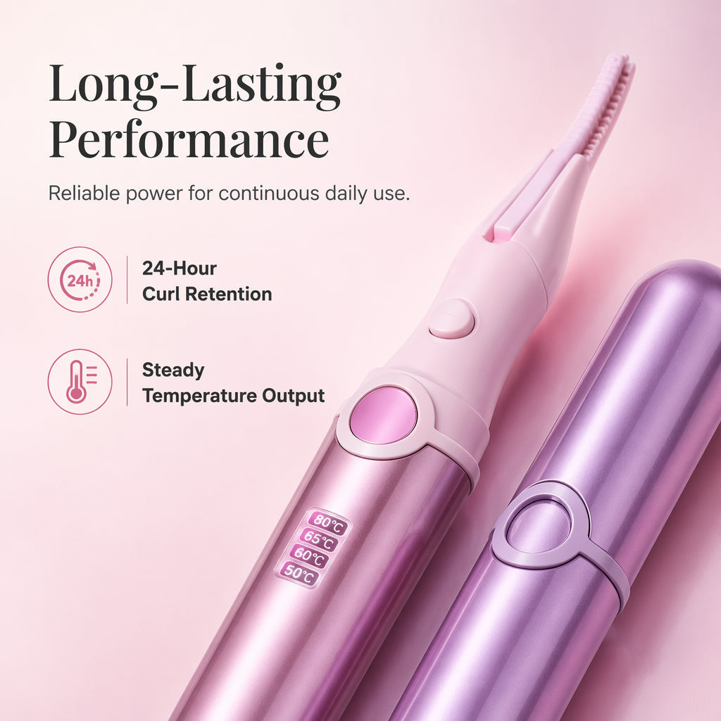 ⏳🔥¡50 % DE DESCUENTO POR TIEMPO LIMITADO! ⏰ 💐 ✨ Rizador de pestañas recargable con calor | Consigue rizos perfectos y duraderos en cualquier momento 🔋