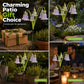 Luces Solares de Flores para Decoración de Jardín Exterior