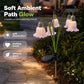 Luces Solares de Flores para Decoración de Jardín Exterior