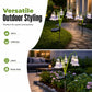 Luces Solares de Flores para Decoración de Jardín Exterior