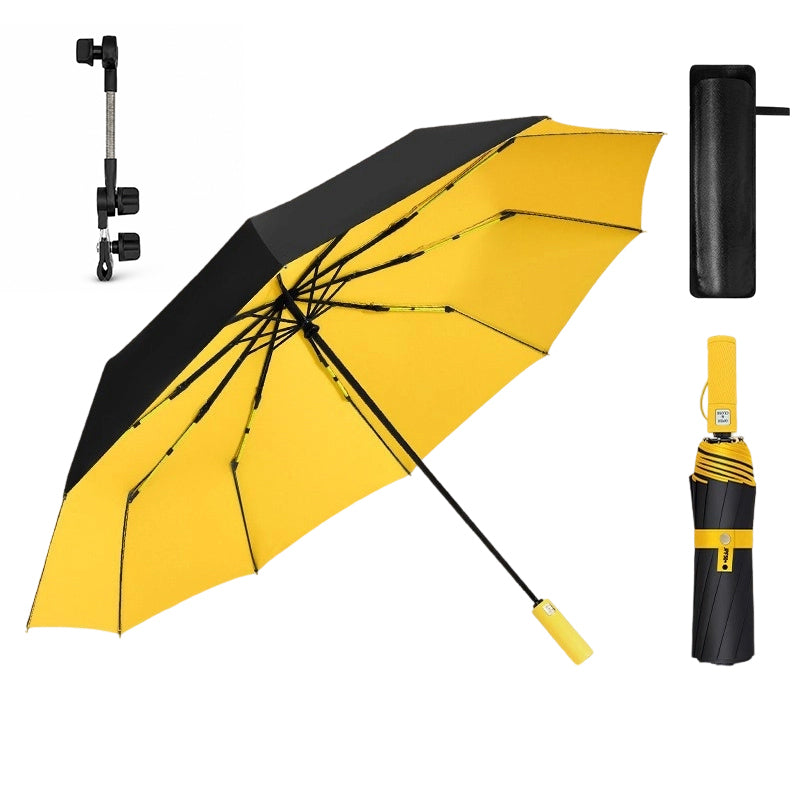 🌂 Large Automatic Umbrella – Windproof Rain & UPF 50+ Sun Protection, One-Button Open for Commuting & Outdoor Use ☀️🌧️