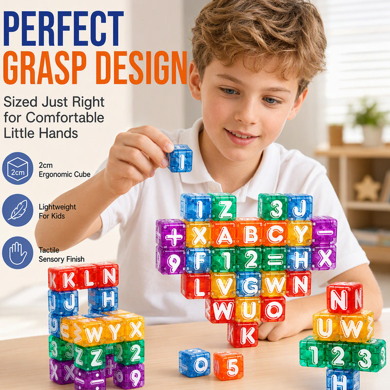 📚 Build Words, Count & Create – 40-Piece Magnetic Alphabet & Number Set. Durable & Easy to Store. Free UK Delivery