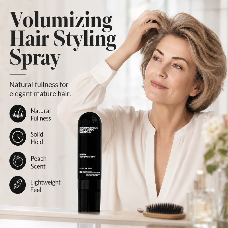 🎉 ¡50% de descuento! 👩 Spray voluminizador y fijador con aroma a durazno: para un cabello ligero, con volumen y una fijación duradera.