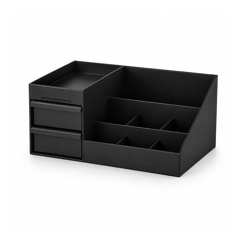 💥Desktop Makeup Organizer with Drawers – Space-Saving PP Design, Multi-Tiered Storage & Portable Slide Drawers ✨