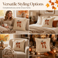 Cozy Pumpkin Throw Pillow Cover 