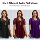 Women's Lace V-Neck Short Sleeve Top