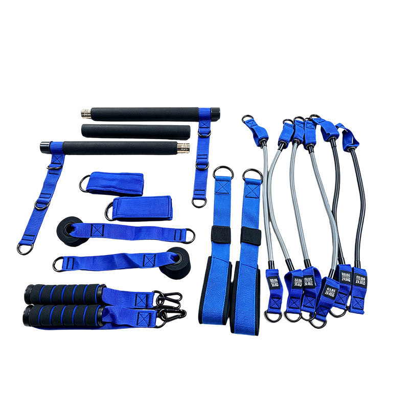 Kit de Barra de Pilates Portátil con 6 Bandas de Resistencia