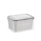 ⏳🔥LIMITED-TIME 50% OFF! ⏰3-Piece Fruit Drain Basket and Storage Container Set with Lids