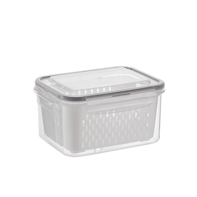 ⏳🔥LIMITED-TIME 50% OFF! ⏰3-Piece Fruit Drain Basket and Storage Container Set with Lids